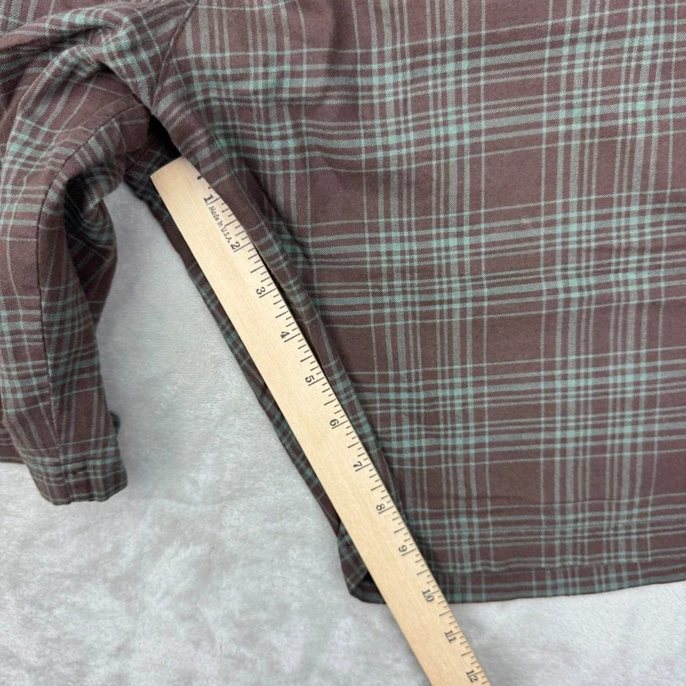 Patagonia‎ Shorts Mens 34 Brown Plaid Organic Cotton Casual Hiking Golf Prep